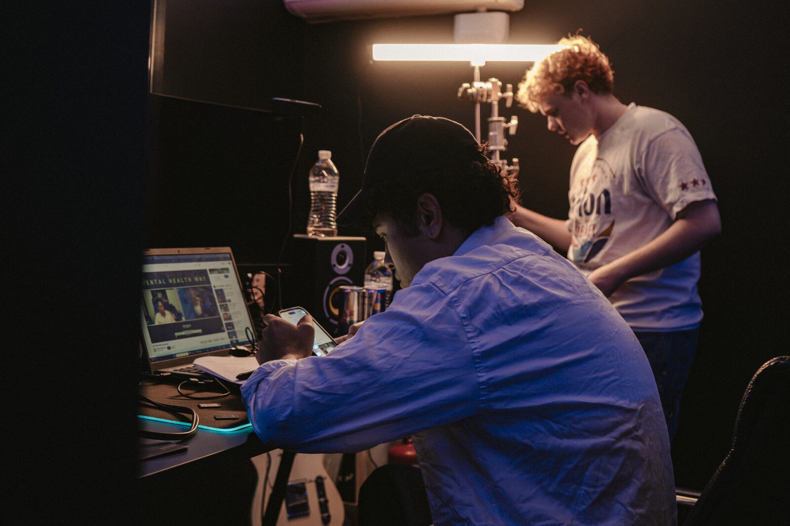 Point Blank Media editing footage